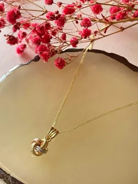 #GOLD2024 | 18K Multi-Tone Knot Necklace 18”