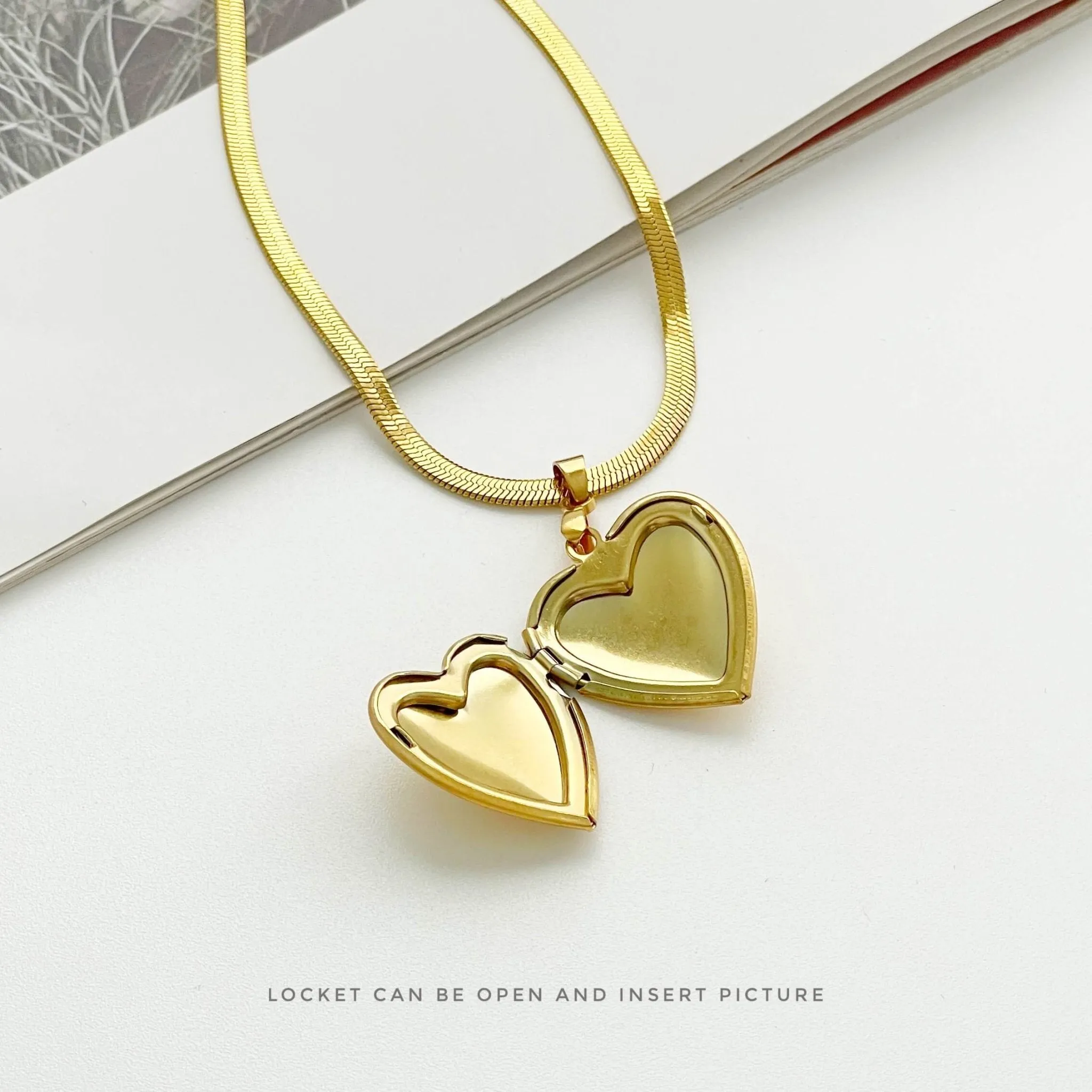 Love Memory Herringbone Necklace